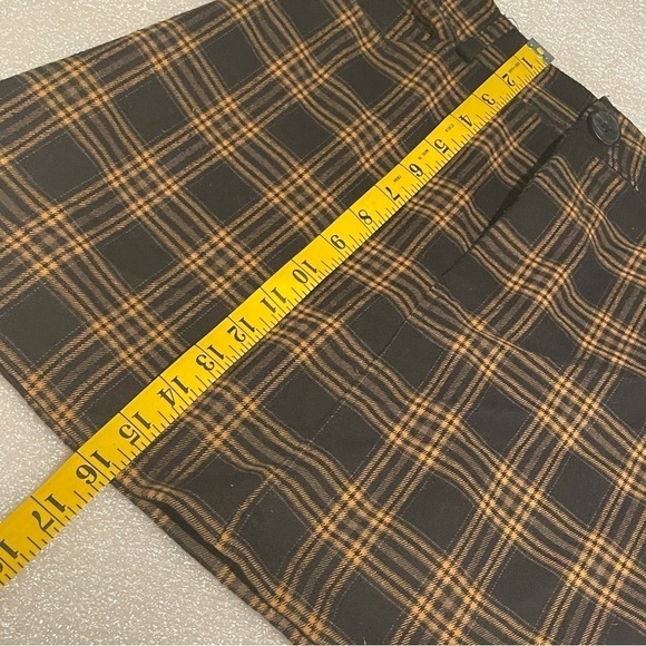 Forever 21 Black and Yellow Plaid Skirt Size Medium school girl academia - Picture 9 of 10